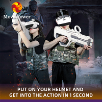 Máquina de Realidad Virtual para Parques de Atracciones, Simulador de Realidad Virtual 9D, Área de Juegos Interior, Arena de Realidad Virtual 9D para Juegos de Disparos