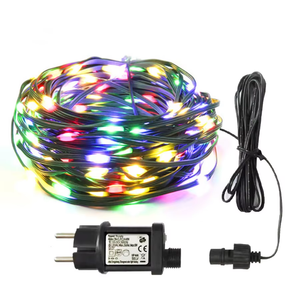 100/500/800 <span class=keywords><strong>LED</strong></span> Plug in Corde <span class=keywords><strong>Tube</strong></span> <span class=keywords><strong>Guirlande</strong></span> Lumineuse Extérieure PVC Corde De Noël Fée Lumière Vert Fil De Cuivre <span class=keywords><strong>Guirlande</strong></span> Lumineuse De Noël - Product Image 3