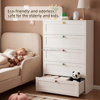 Commode en acier à 5 tiroirs avec structure KD optimisée, armoire de rangement en métal de 0,6 mm pour chambre à coucher, vente en gros, usine de Luoyang