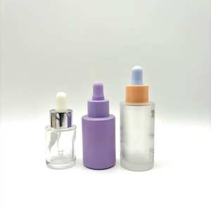 Pipet Kaca dengan Dot Karet 20mm 20/410, Plastik, Cincin Hijau Kuning Ungu Biru Pink Satu Warna, Penetes untuk Botol Kaca 1oz - Product Image 4