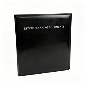 Carpeta de 3 anillas para planificación de estate, organizador familiar de emergencia de PVC con anillas en D de 1 pulgada para documentos en caso de muerte - Product Image 5