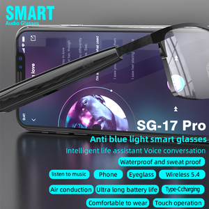 Gafas con Filtro de Luz Azul y Asistente Inteligente para Conversaciones por Voz, Lentes Inteligentes para Escuchar Música, Gafas Inteligentes Bluetooth - Product Image 5