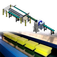 Ligne de production automatique d'éponges abrasives pour la vaisselle, machine à fabriquer des tampons à récurer pour la cuisine