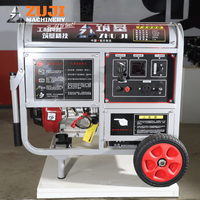 Générateur à essence ZUJI 15000E 8,5 kW, démarrage électrique, moteur en cuivre pur, puissance nominale 8,5 kW, puissance maximale 10 kW, 230 V, haute productivité