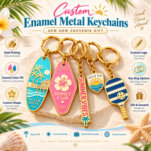 Porte-clés souvenir de voyage personnalisé en métal, porte-clés avec monument de la ville, cadeau touristique personnalisé, OEM ODM - Product Image 4