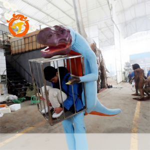 Grandeur nature réaliste <span class=keywords><strong>de</strong></span> marche t rex animatronic quatre-pattes dinosaures costumes adulte - Product Image 1