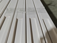Rampe d'escalier en bois doux apprêté blanc