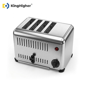 <span class=keywords><strong>Tostadora</strong></span> Comercial de Pan de 4 Rebanadas, <span class=keywords><strong>Tostadora</strong></span> Eléctrica de Acero Inoxidable, Máquina Profesional para Hacer Sándwiches para Restaurantes - Product Image 2