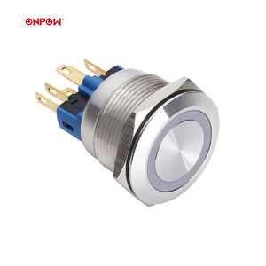 22 25-مفتاح دفع بزر إغلاق معدني من الفولاذ المقاوم للصدأ 40-منفذ المصنع - Product Image 4