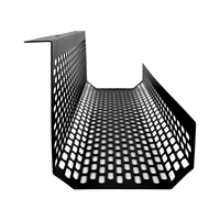 Support de câbles de bureau en métal sans perçage, étanche, thermolaqué, avec plateau de gestion des câbles rétractable sous le bureau