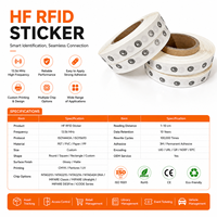 Etiqueta NFC Ntag215 regrabable, etiqueta NFC 215/216 de 13.56mhz, etiqueta RFID MIFARE para Amiibo y hogar inteligente