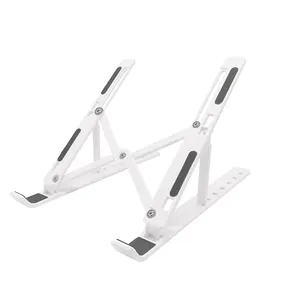 Lylong OEM Ergonomic adjustable portable aluminum alloy laptop stand foldable metal laptop table holder notebook desk support