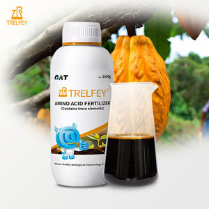 Fertilizzante liquido a rilascio rapido nero per la crescita dell'amminoacido Zn + B fertilizzante 100% solubile in acqua Spray fogliare liquido marrone scuro - Product Image 2