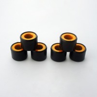 CH-125 disesuaikan 20*15mm 18g besi cat kuning Set katrol Variator untuk motor skuter Roller kondisi baru PCX KWN