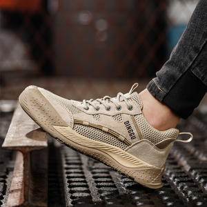 <span class=keywords><strong>2023</strong></span> nuova moda scarpe protettive antiscivolo resistenti all'usura comode scarpe di sicurezza leggere in acciaio per lavori all'aperto - Product Image 4