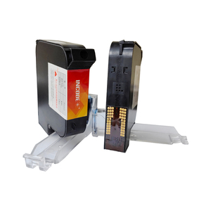 Cartuccia completa da 42 ml di inchiostro a solvente bianco INCODE per stampanti a getto d'inchiostro termico, data di scadenza e batch, confezione originale sfusa - Product Image 1