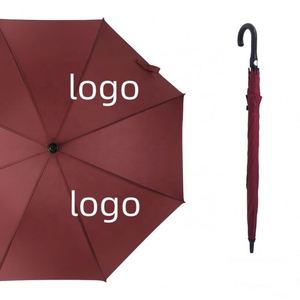 Silkfly Auto Open J Stick Handle <b>Windproof</b> Unbreakable Wedding Fast Drying Rain <b>Umbrella</b> Promotion Gift - Product Image 1