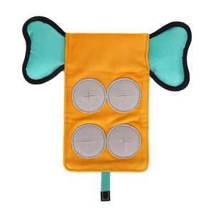 Tappetino Interattivo Pieghevole e Lavabile per Cani, Gioco Puzzle a Forma di Osso con Carta Sfrigolante per Stimolazione Mentale e Allenamento IQ - Product Image 5