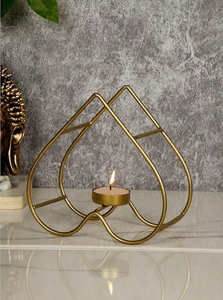 Portavelas de Metal Dorado, Decorativo, Geométrico, en Forma de Gota, de Hierro, Moderno, Centro de Mesa, Decoración para el Hogar, Regalo - Product Image 6