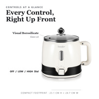 Cuisinière électrique multifonctionnelle Sonifer SF-1523, marmite à riz, cuve intérieure en acier inoxydable 304, 600W, pour la cuisine à domicile