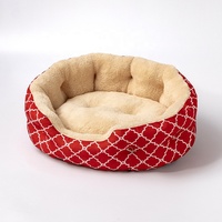 Confortable et portable chat chien dormir velours lin tissu lit pour animaux de compagnie imperméable Oxford doux Durable lavable chiot lit