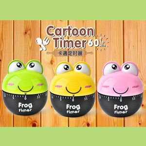 Frog Timer 60 Min Mechanical Kitchen Timer Plastic Countdown Clock For Cooking - Product Image 1