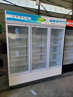 Réfrigérateur et congélateur verticaux en verre pour usage commercial, avec 2 ou 3 portes, pour supermarchés