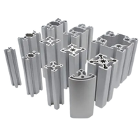 Fabrication sur mesure d'aluminium, prix des profilés en aluminium extrudé pour accessoires de transmission de puissance