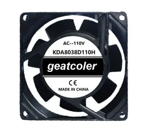 80x80x38mm AC eksenel fan 110/220V, yüksek performanslı AC Fan