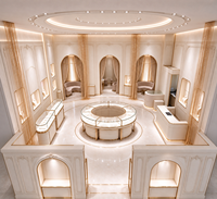 Agencement complet de magasin de bijoux de luxe français : solution personnalisée tout-en-un pour l'aménagement intérieur
