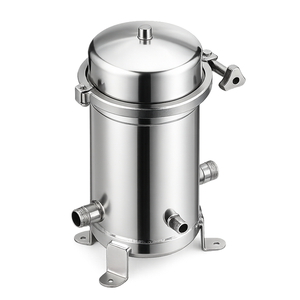Boîtier de filtre en acier inoxydable à cartouche unique de grande taille, 30 pouces avec raccord NPT de 1 pouce pour systèmes de filtration par osmose inverse et chimique - Product Image 1