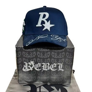 Nouvel Arrivage Casquette <span class=keywords><strong>de</strong></span> Baseball G5 Quality Innedit Rebel Hat en Daim, Style Rude Hat, à 5 Panneaux Brodés pour Hommes - Product Image 6