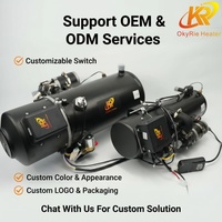 Calentador de Agua Diésel OkyRie WH-15B de 15KW con Carcasa Personalizable, Equipo de Calefacción para Vehículos, Compatibilidad OEM B2B