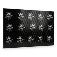 Prix de gros direct usine Tapis insonorisant 2mm en caoutchouc butyle, insonorisant léger en feuille d'aluminium, personnalisable OEM pour voiture