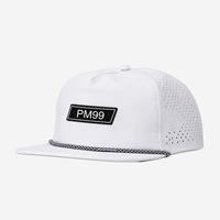 Casquette de golf à cordon très vendue, personnalisable, avec panneaux perforés respirants, idéale pour les événements estivaux en plein air