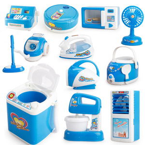Tiktok simule chaque cuisine mini petits appareils série bleue four fours à micro-ondes une variété <span class=keywords><strong>de</strong></span> jouets éducatifs - Product Image 1