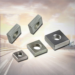 Écrous carrés Hanweisong M4 M5 M6 M8 métriques plaqués usinés CNC pour profilés en aluminium - Product Image 1