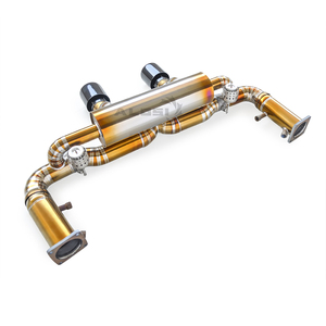 Sistema de Escape con Válvulas de Titanio Premium para Porsche 991.2 <span class=keywords><strong>Carrera</strong></span> <span class=keywords><strong>GTS</strong></span> 2015-2019 3.0T, Kit de Tubo de Silenciador de Alto Rendimiento - Product Image 5
