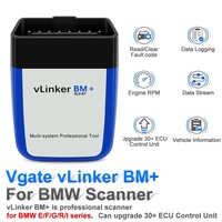 2026 Vgate VLinker BM+ ELM327 Wifi para Bluetooth 4.0 Bimmercode Herramienta de Escaneo Automático OBD2 OBD 2 Escáner de Diagnóstico para Automóviles Versión V2.2