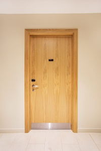 <span class=keywords><strong>Porte</strong></span> intérieure coupe-feu en bois massif UL en teck/chêne/cerisier/meranti/hêtre - Product Image 3