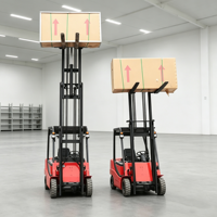 Chariot élévateur électrique à batterie au lithium avec cabine complète et pneus pleins pour chambre froide et entrepôt, 3 tonnes, 5 tonnes, avec moteur AC