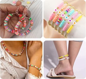 ชุดทำเครื่องประดับทำมือสำหรับผู้หญิงสร้อยข้อมือลูกปัดดินของเล่นแบบทำมือ - Product Image 6