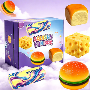 Hot Sale Squishy Toy Set Soft Slow Rebound Squeeze <b>Fidget</b> Sensory Toys Assorted Novelty Gift Wholesale - Product Image 3