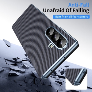 Gran oferta, funda de teléfono dura de fibra de carbono con cámara, funda protectora para teléfono móvil para Samsung Galaxy Z Fold <span class=keywords><strong>7</strong></span>, fundas para teléfono - Product Image 6