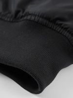 Dropshipping Veste de pilote décontractée en nylon brodé épais pour hommes-Col montant et fermeture à glissière pour les aventures en plein air