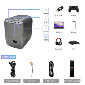 Touyinger-Proyector inteligente Android TV 3D 4K, proyector de vídeo LED LCD, sistema <span class=keywords><strong>Netflix</strong></span> Linux, proyector 4K, <span class=keywords><strong>Netflix</strong></span>, - Product Image 6