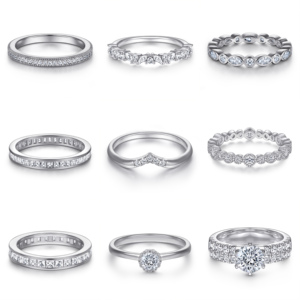 แหวนเงินแท้ 925 ชุบโรเดียม ประดับเพชรซิคอนทรงคลัสเตอร์ สไตล์ฮิปฮอป ฝังแบบเพฟ ได้รับการรับรองจาก CMA สำหรับผู้หญิง เหมาะสำหรับงานหมั้นและงานแต่งงาน - Product Image 2