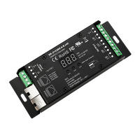 Decodificador DMX512 Universal de 4 Canales, Terminal RJ 45, Fácil Instalación, RGBW RGB+W, Blanco Ajustable