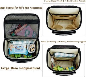 Çok fonksiyonlu <span class=keywords><strong>Pet</strong></span> bakım Tote çanta <span class=keywords><strong>Pet</strong></span> bakım organizatör sırt çantası <span class=keywords><strong>Pet</strong></span> bakım çantası sırt çantası - Product Image 3