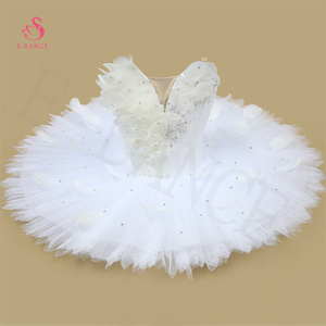 T0195 <span class=keywords><strong>Tutu</strong></span> de danse professionnelle pour enfants Costumes de ballet <span class=keywords><strong>Tutu</strong></span> de cygne <span class=keywords><strong>blanc</strong></span> pour filles <span class=keywords><strong>Tutu</strong></span> de performance sur scène - Product Image 1